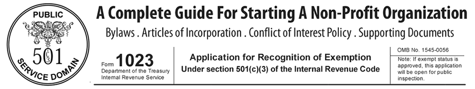 How To Draft 501c3 Nonprofit Bylaws With Sample Nonprofit Bylaws Irs 501c3 Form 1023 4596