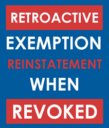 Retroactive Reinstatement Of Nonprofit 501c3 Exemption Status