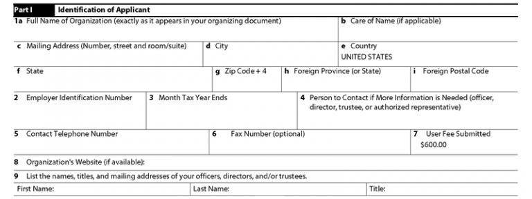 form-1023-instruction-part-i-1-identification-of-applicant